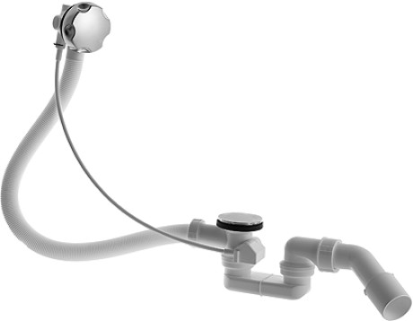 Duravit sifón para bañera cromo 791287000001000