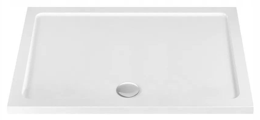 Rea Savoy plato de ducha rectangular con sifón 100x80 cm blanco REA-K5332
