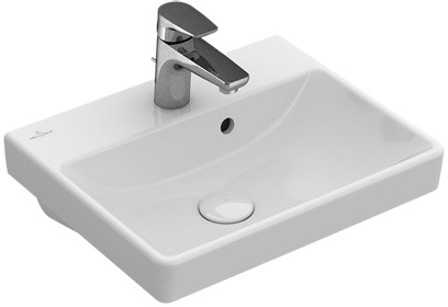 Villeroy & Boch Avento lavabo 45x37 cm rectangular clásico-para mueble blanco mate 735845RW
