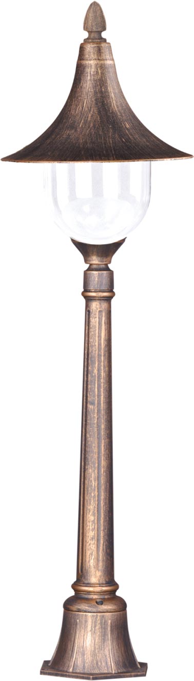 Kaja Boston lámpara de pie para exteriores 1x60 W negro-oro K-8129CZARNY/ZŁOTY