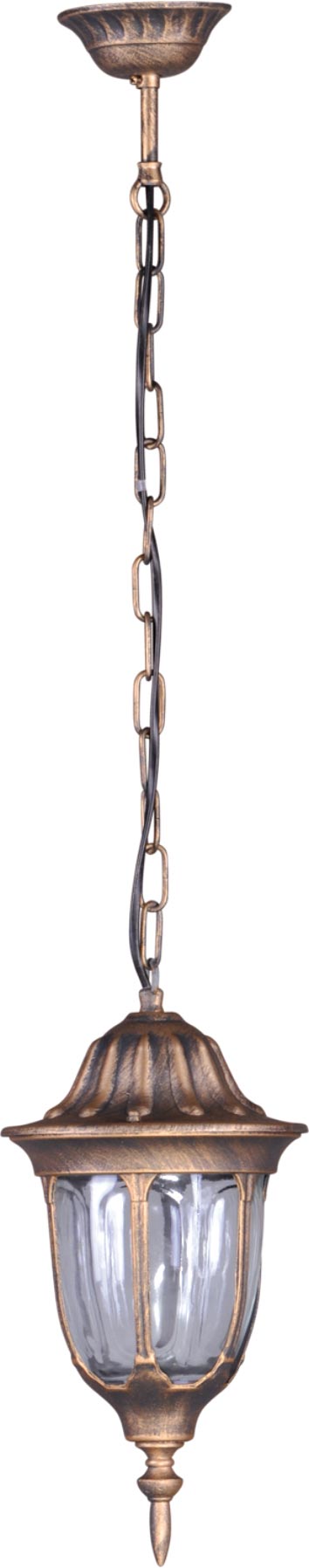 Kaja Vasco lámpara colgante para exterior 1x60 W negro-oro K-5007H/NCZARNY/ZŁOTY