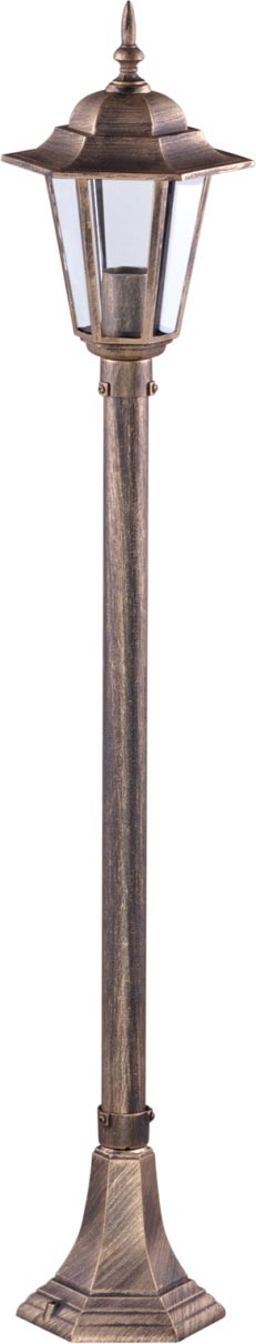 Kaja Standard lampa stojąca zewnętrzna 1x60W czarna/złota K-6009BCZARNY/ZŁOTY