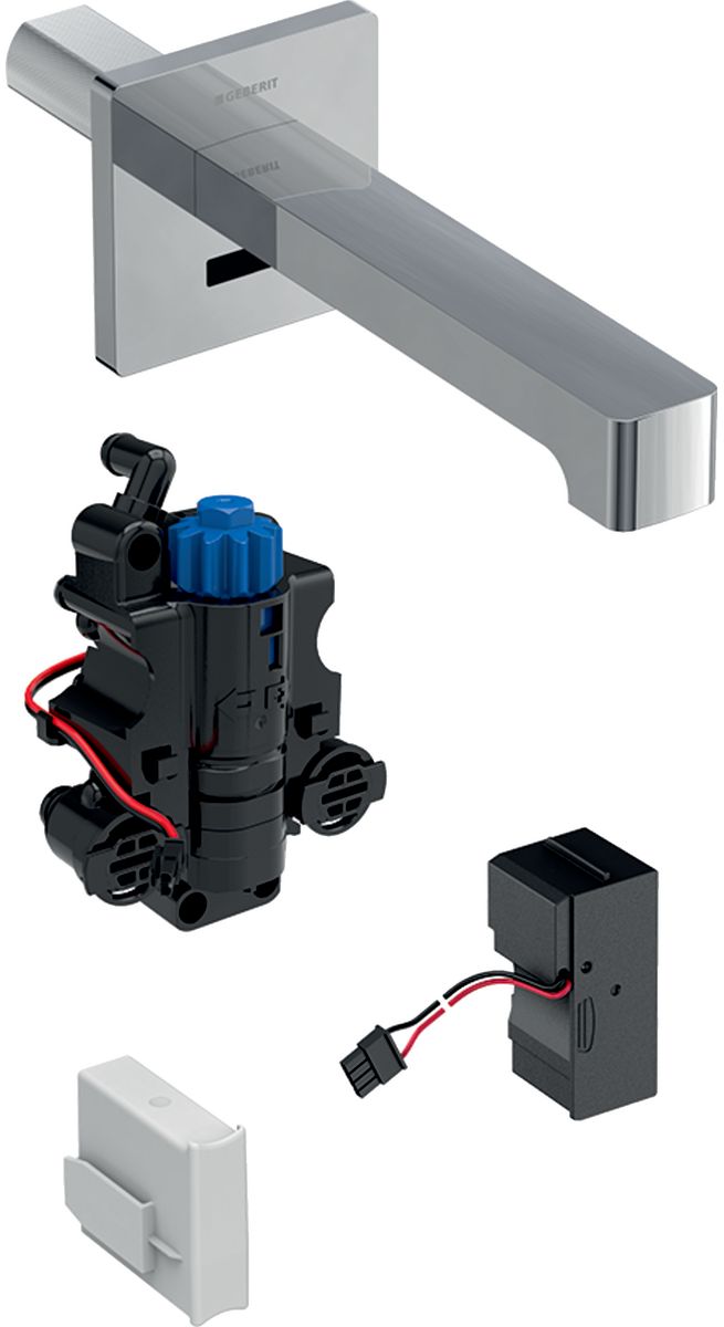Geberit Brenta grifo para lavabo empotrado con termostato electrónico cromo 116.297.21.1