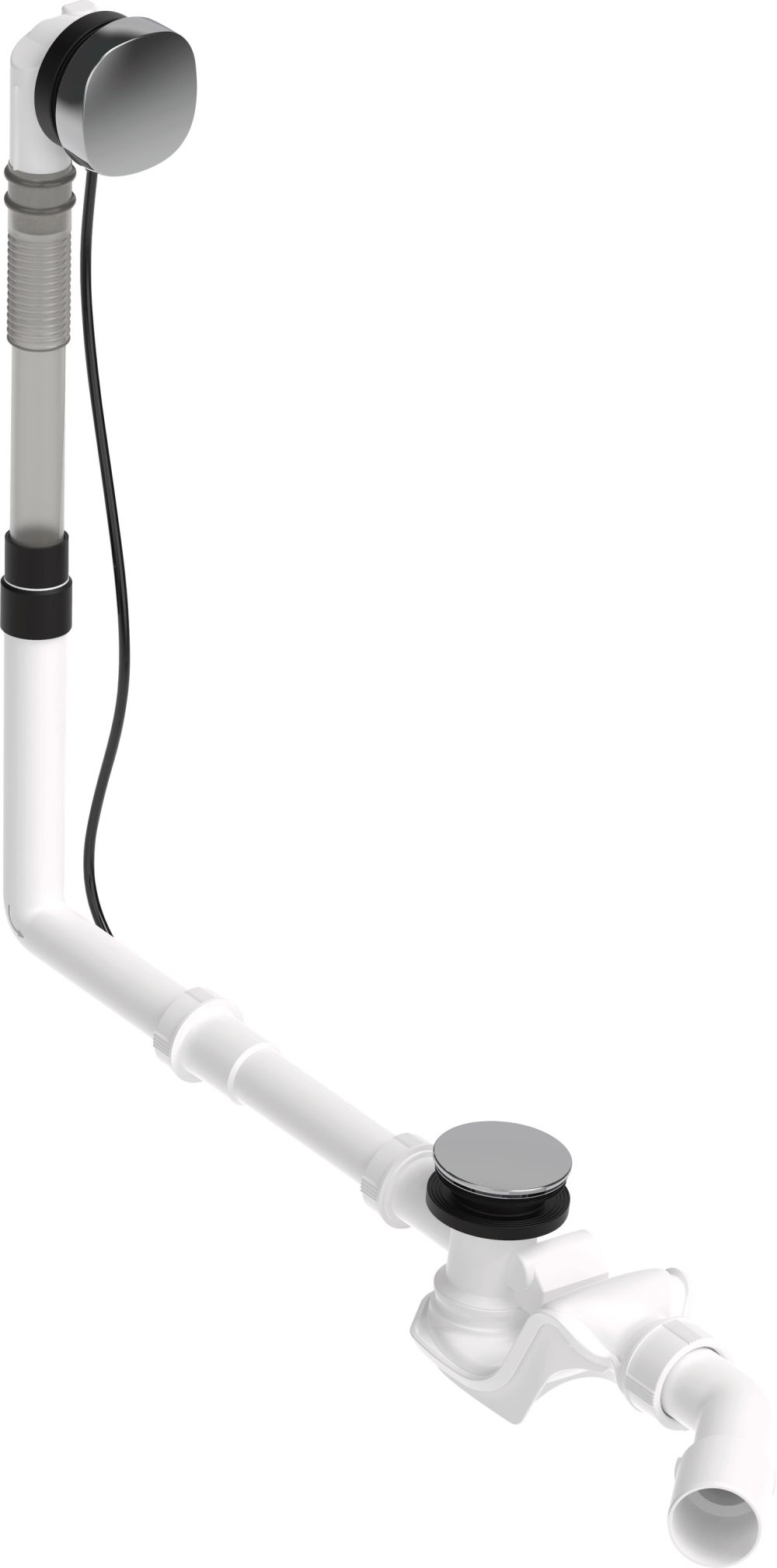 Duravit Quadroval sifón para bañera cromo 792216000001000