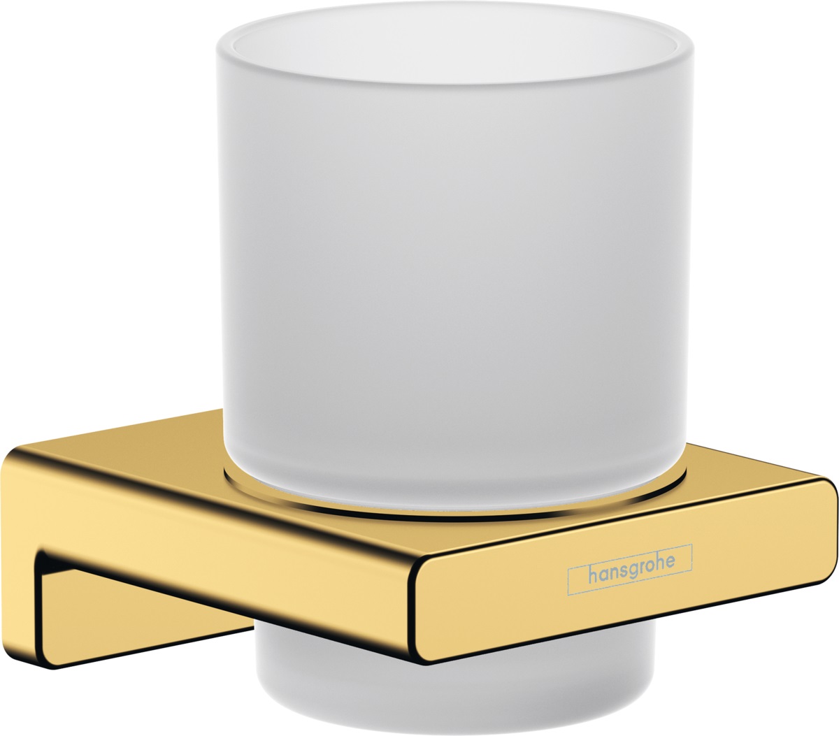Hansgrohe AddStoris vaso para cepillos de dientes blanco-oro 41749990