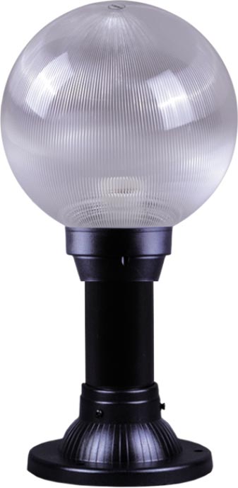 Kaja Astrid lámpara de pie para exteriores 1x60 W negro K-ML-OGROD2000.2KL.PRYZMAT