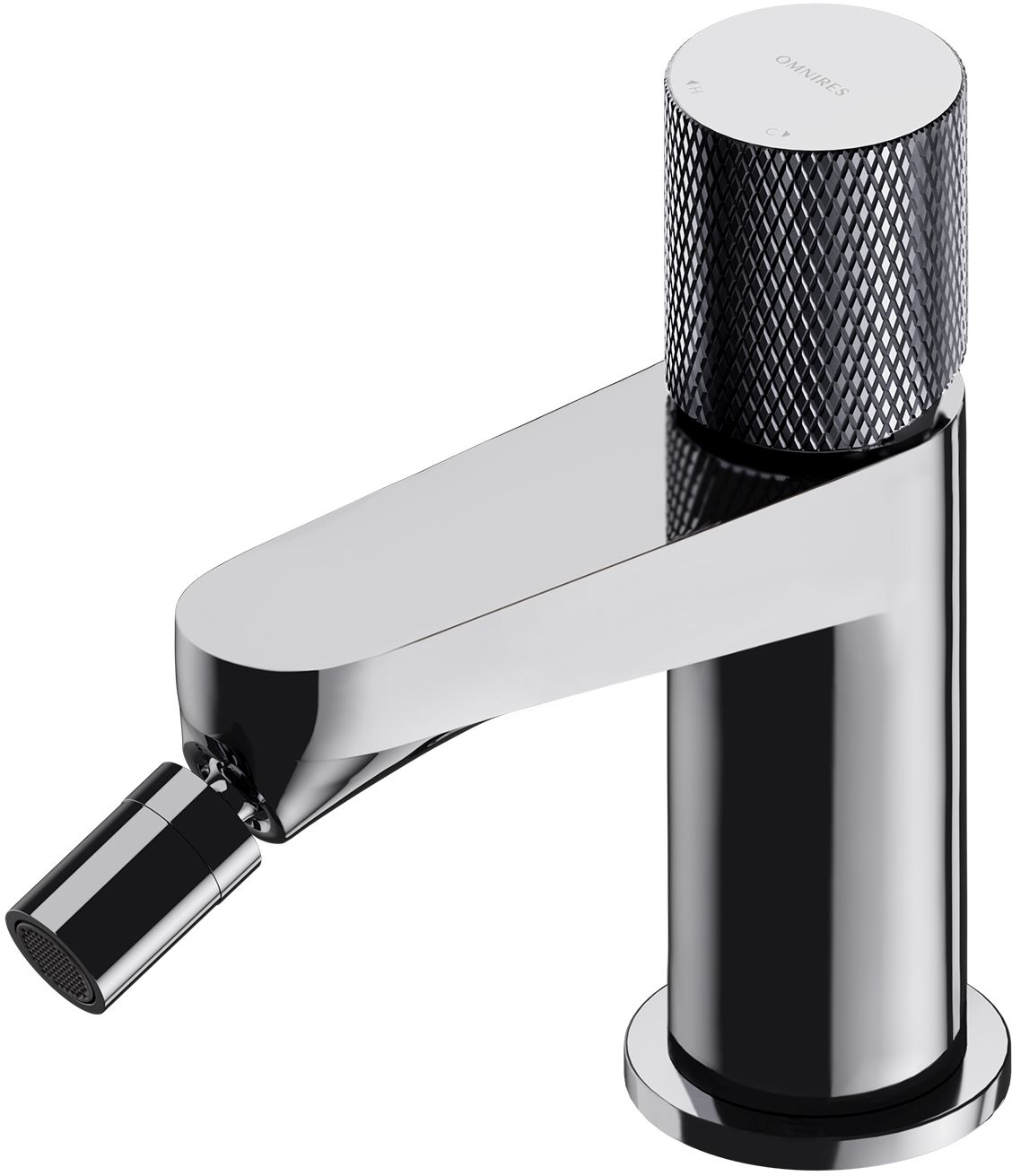 Omnires Contour grifo para bidé de pie cromo CT8020CR