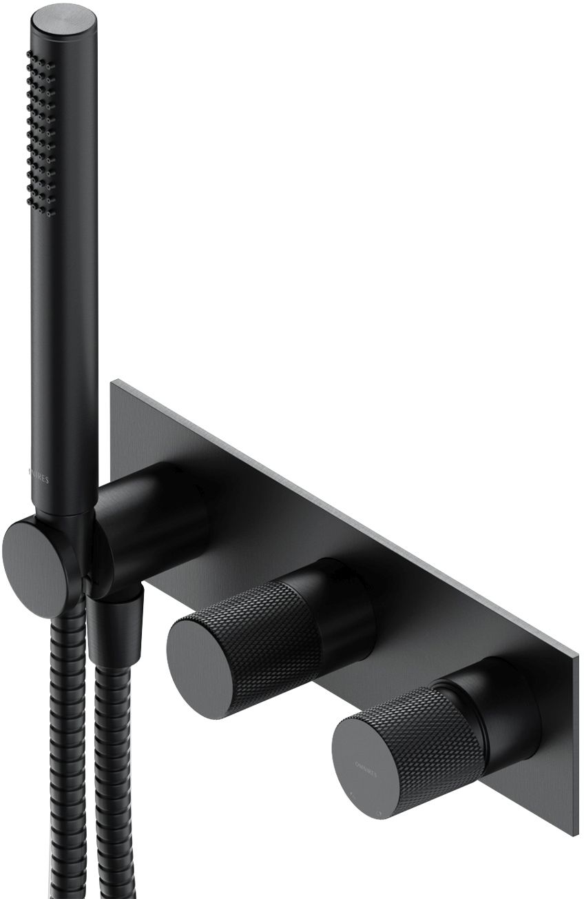 Omnires Contour grifo de bañera y ducha empotrado || CT8035/1AT