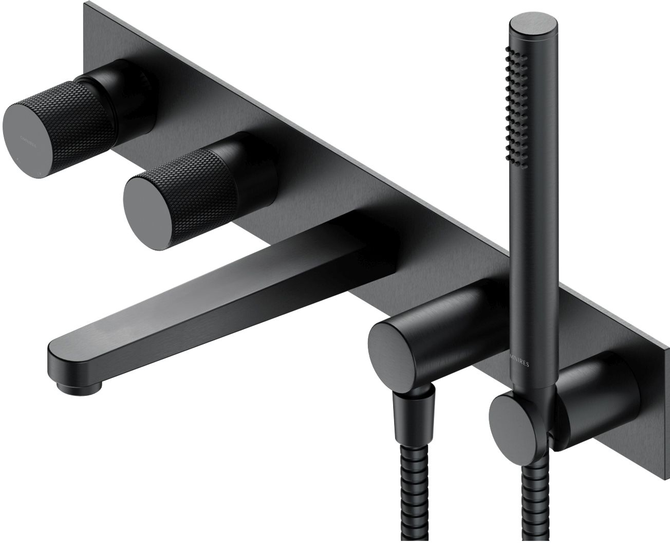 Omnires Contour grifo de bañera y ducha empotrado || CT8037/1AT