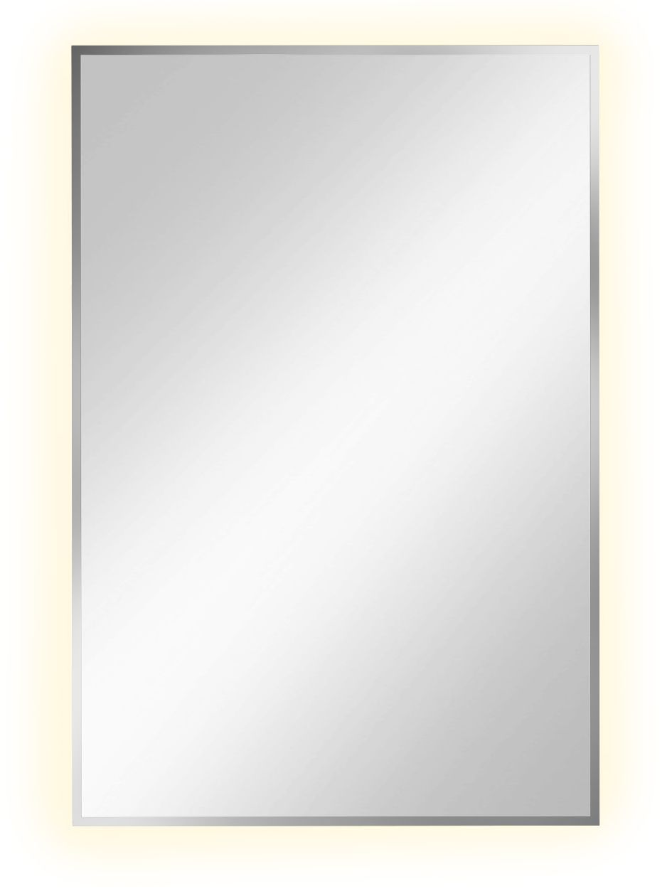 Baltica Design Tiny Border Straight espejo 60x90 cm rectangular con iluminación plata 5904107904665
