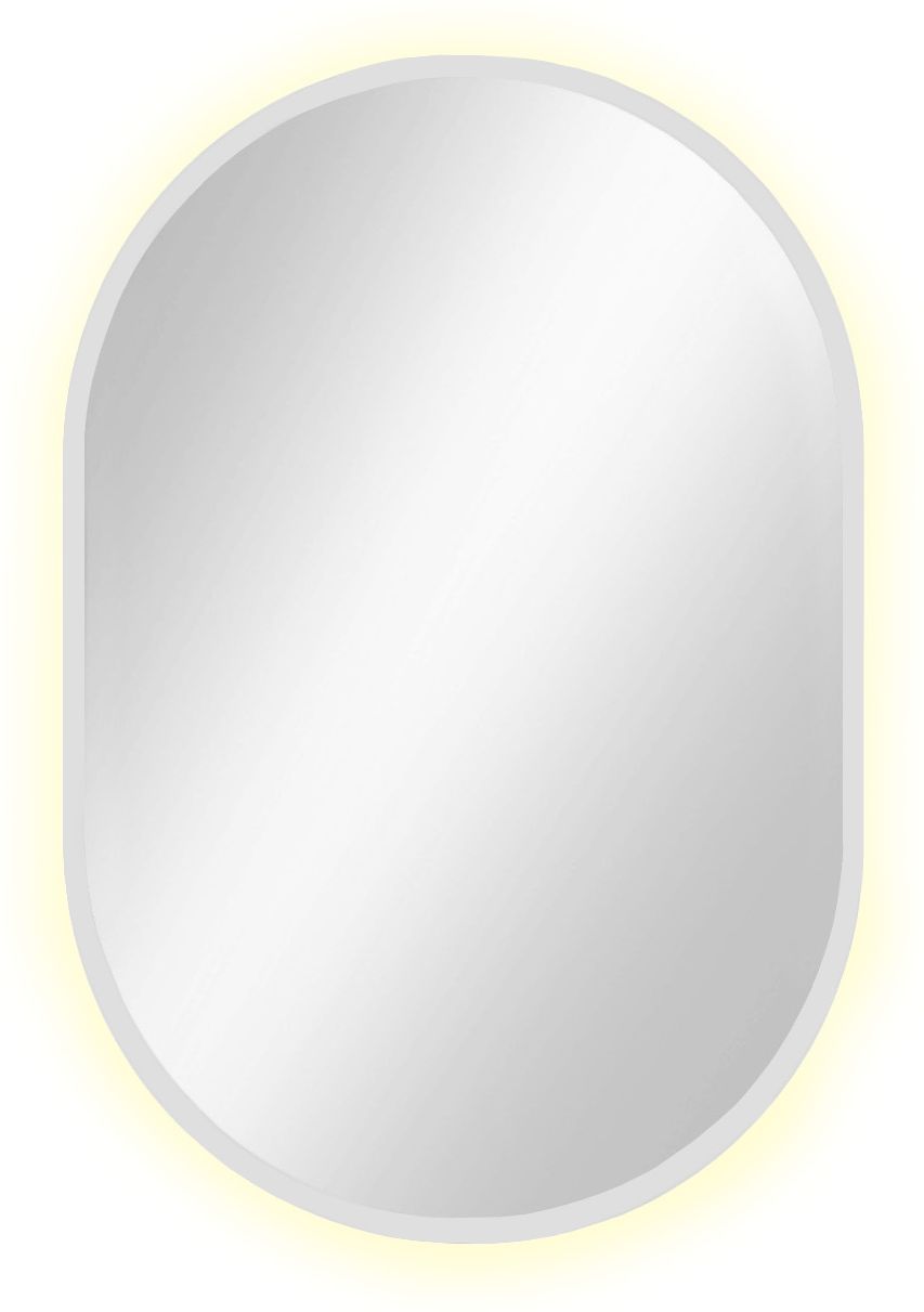 Baltica Design Tiny Border Pastille espejo 40x90 cm oval con iluminación blanco 5904107904733