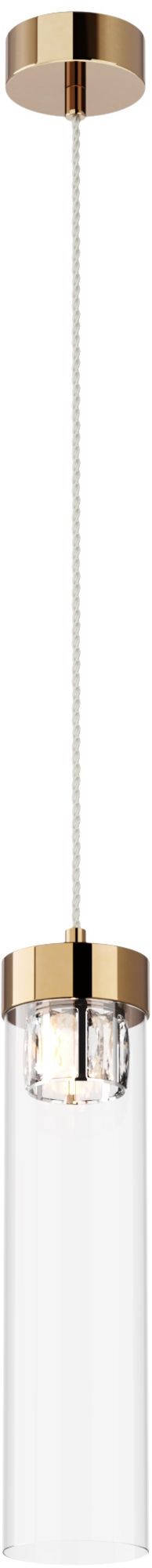 Zuma Line Gem lámpara colgante 1x28 W transparente-oro P0389-01D-F7AC