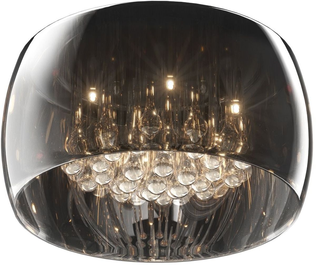 Zuma Line Crystal lámpara de techo 5x42 W cromo-ahumado-cristal C0076-05L-F4FZ