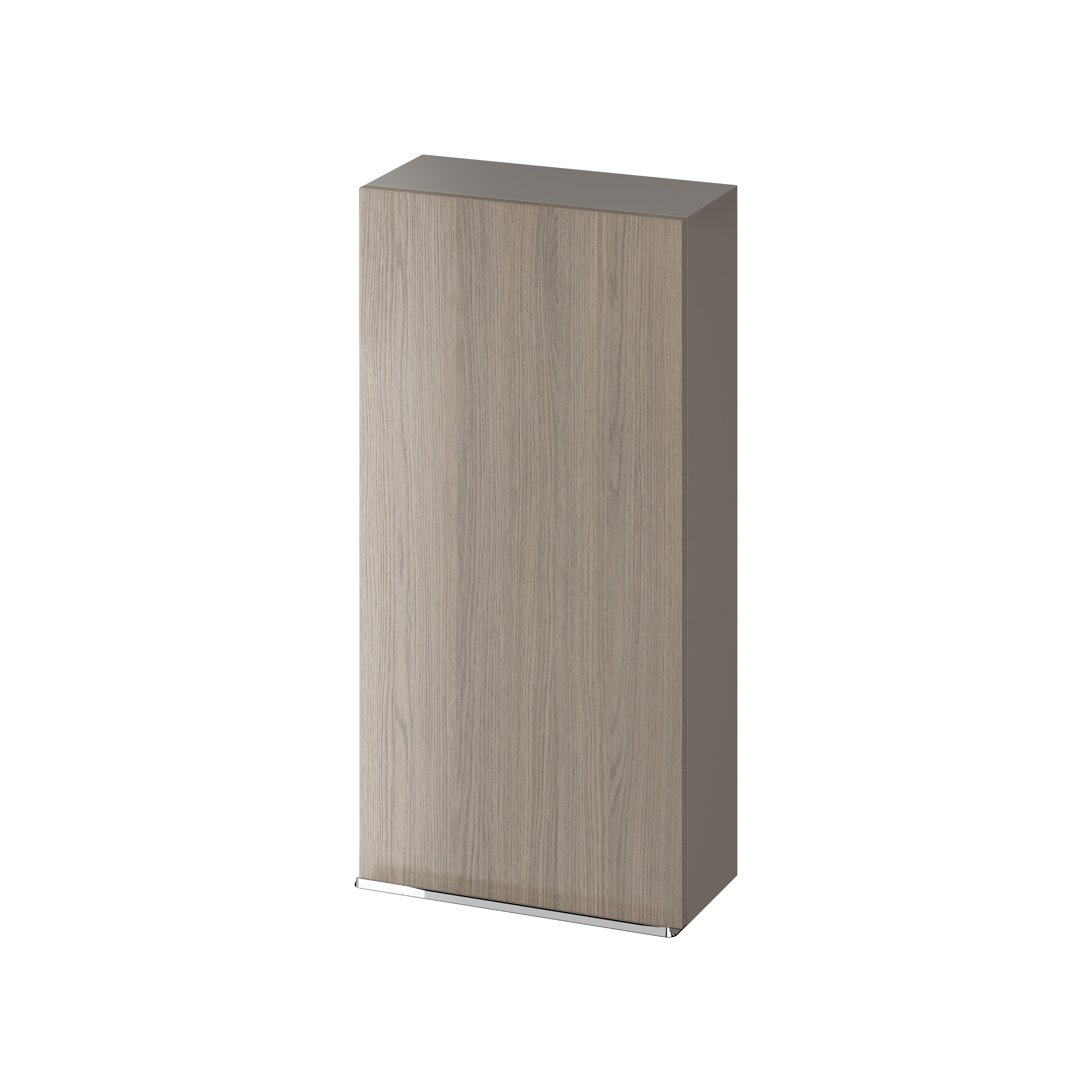 Cersanit Virgo armario 40x17.95x80 cm suspendido, lateral gris-roble S522-037