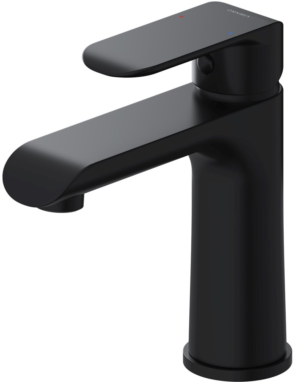 Omnires Sacramento grifo para lavabo de pie negro SC2310BL