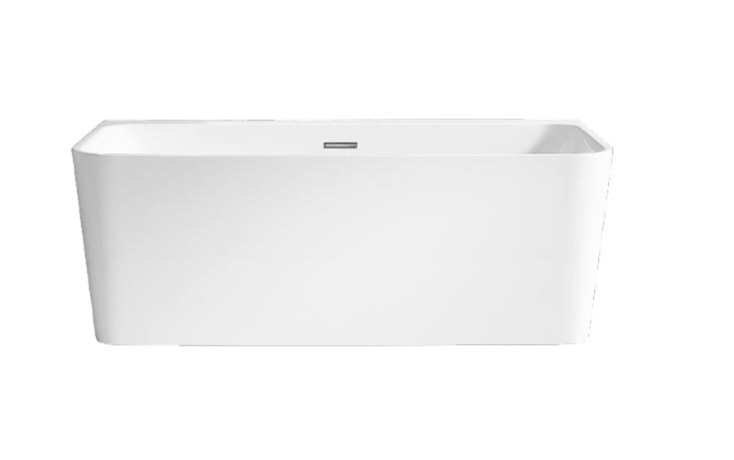 LaVita Mensola bañera de pared 150x80 cm rectangular blanco 5908211411941