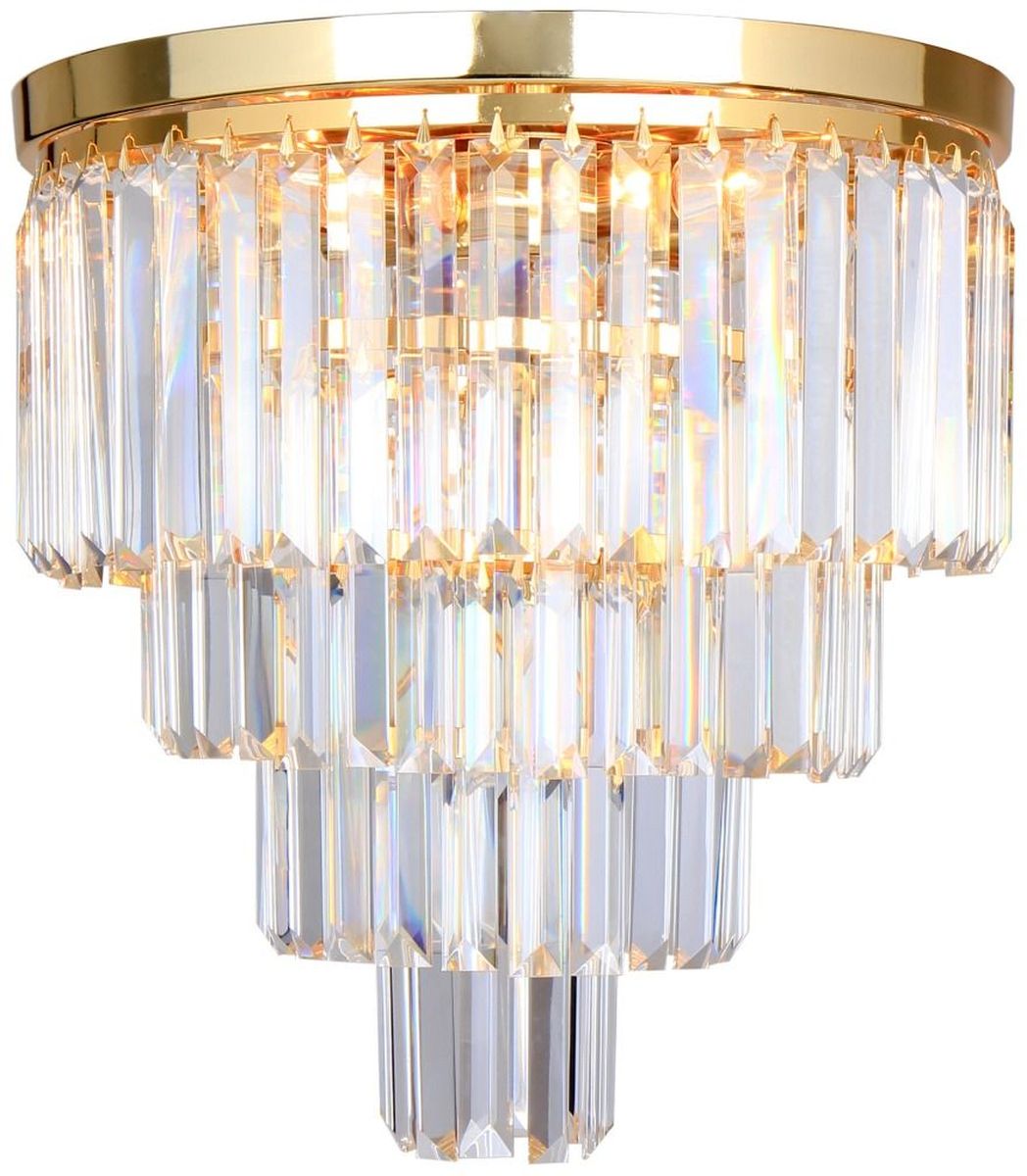 Zuma Line Amedeo lámpara de techo 5x40 W oro-cristal FC17106/4+1-GLD