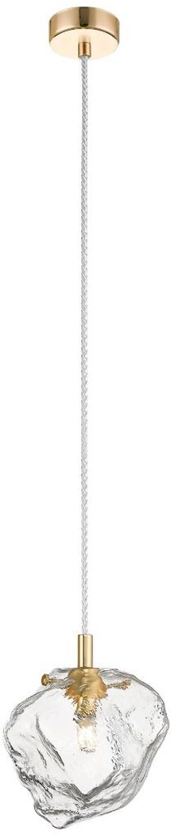 Zuma Line Rock lámpara colgante 1x28 W transparente-oro P0488-01F-U8AC