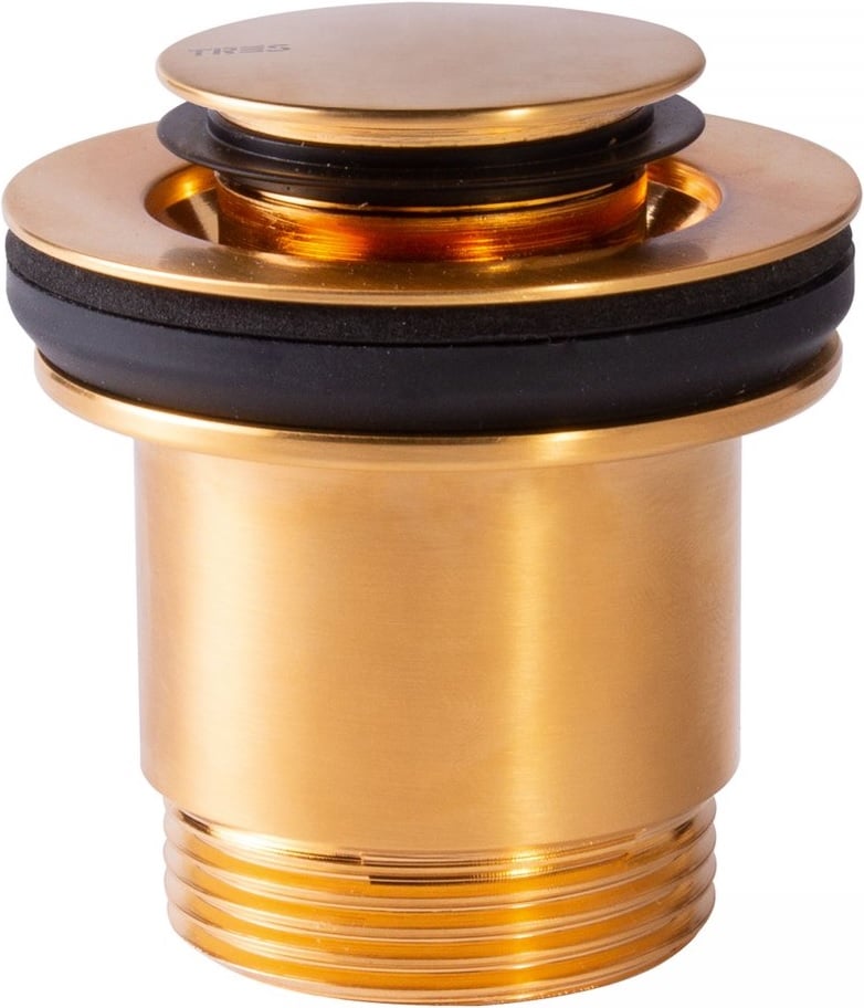 Tres tapón para lavabo oro 24284002OM