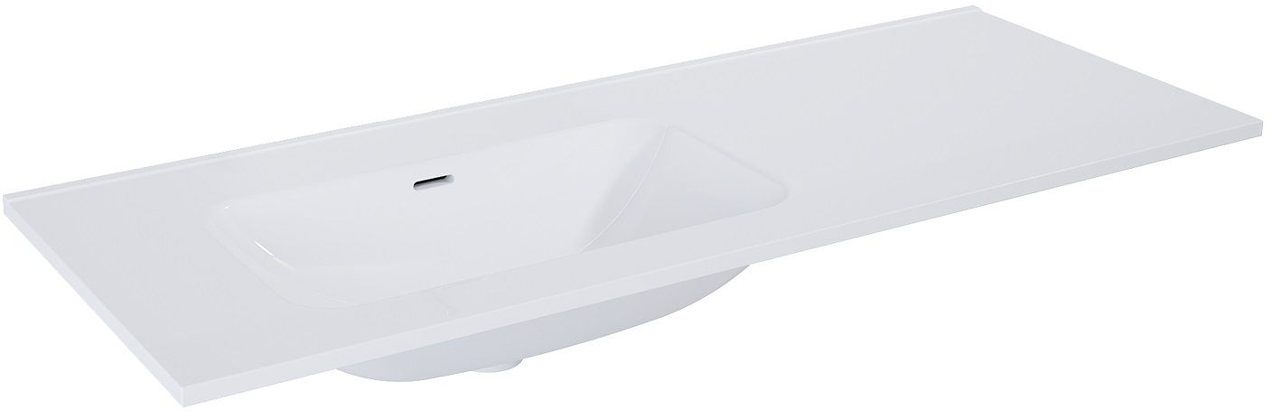 Elita Skappa lavabo 121x46.4 cm rectangular para mueble-con encimera blanco RE041201168060