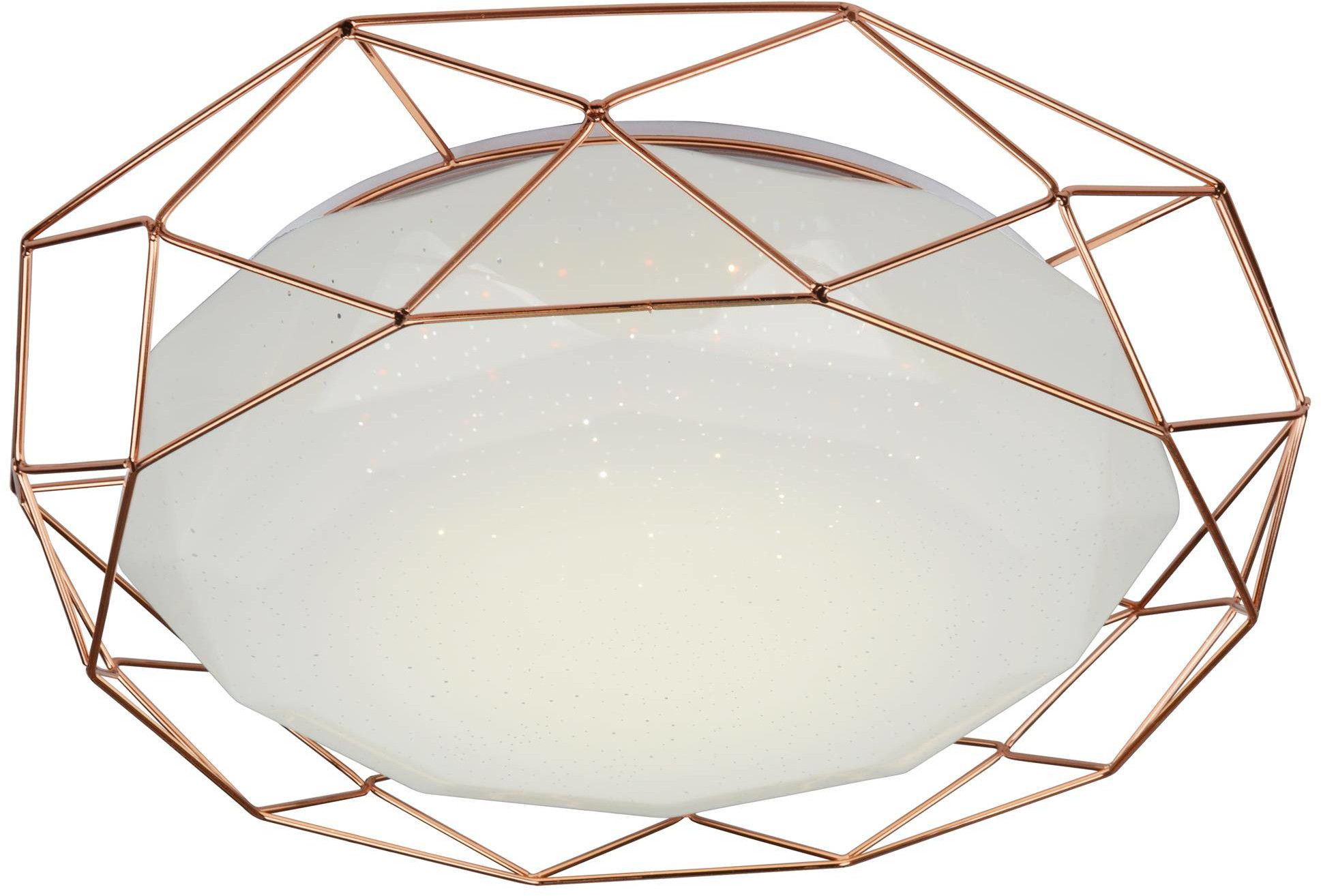 Candellux Sven plafón 1x24 W blanco-oro 98-73174