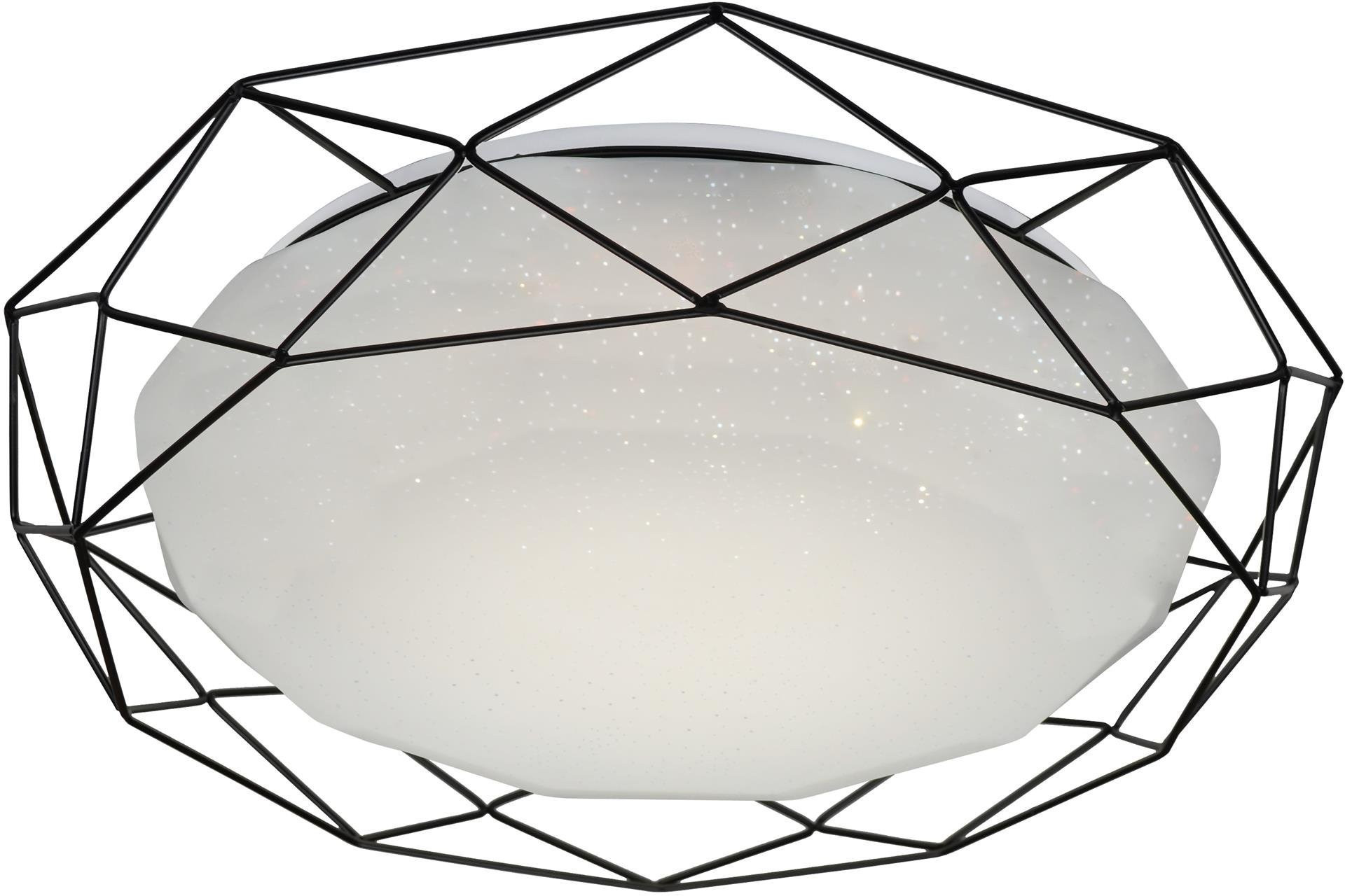 Candellux Sven plafón 1x24 W blanco-negro 98-73167