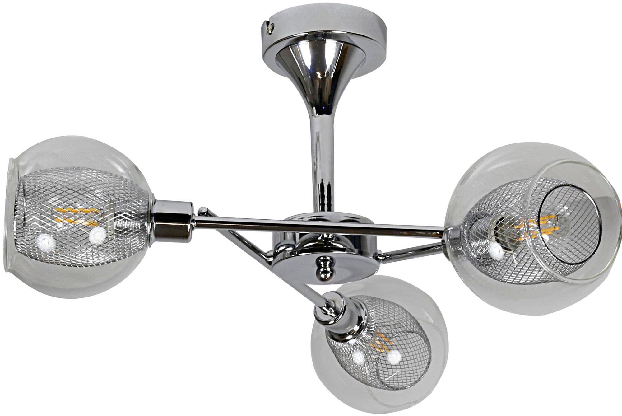 Candellux Ozzo lámpara de techo 3x40 W cromo 33-72214