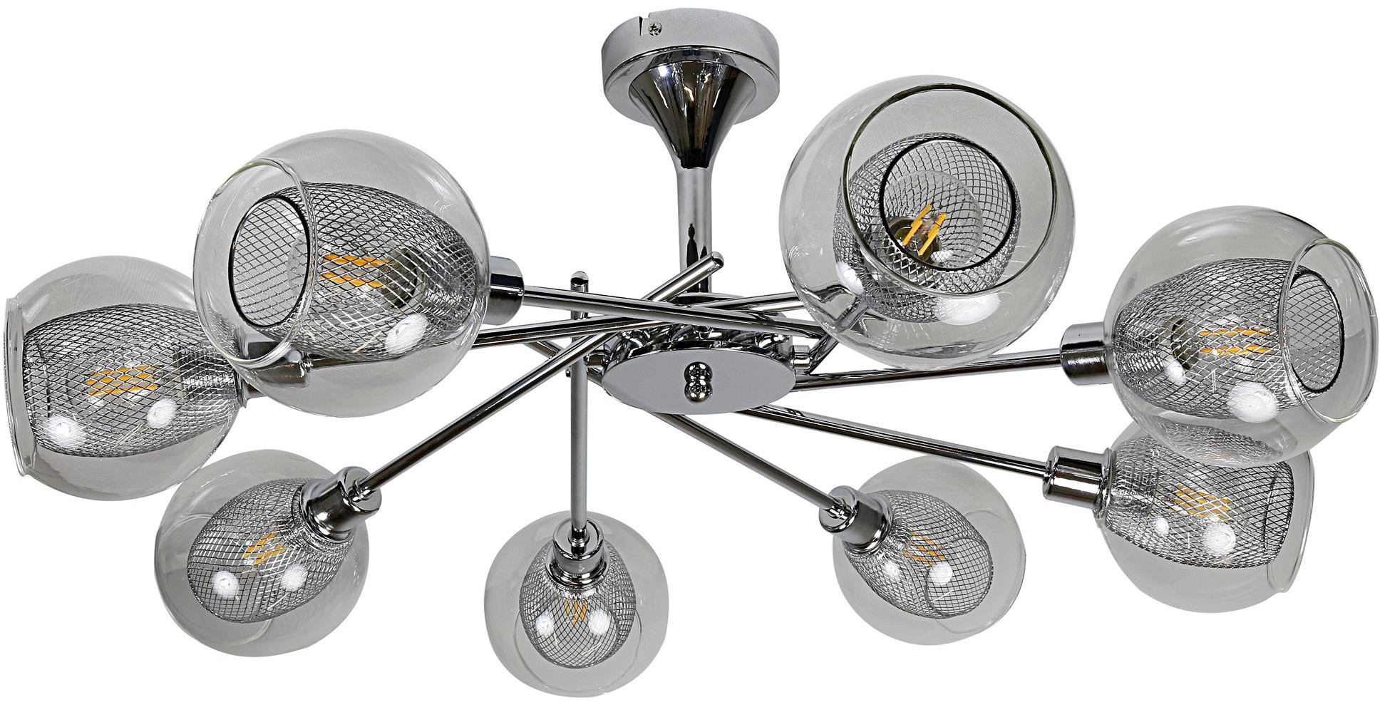 Candellux Ozzo lámpara de techo x40 W cromo 38-72283