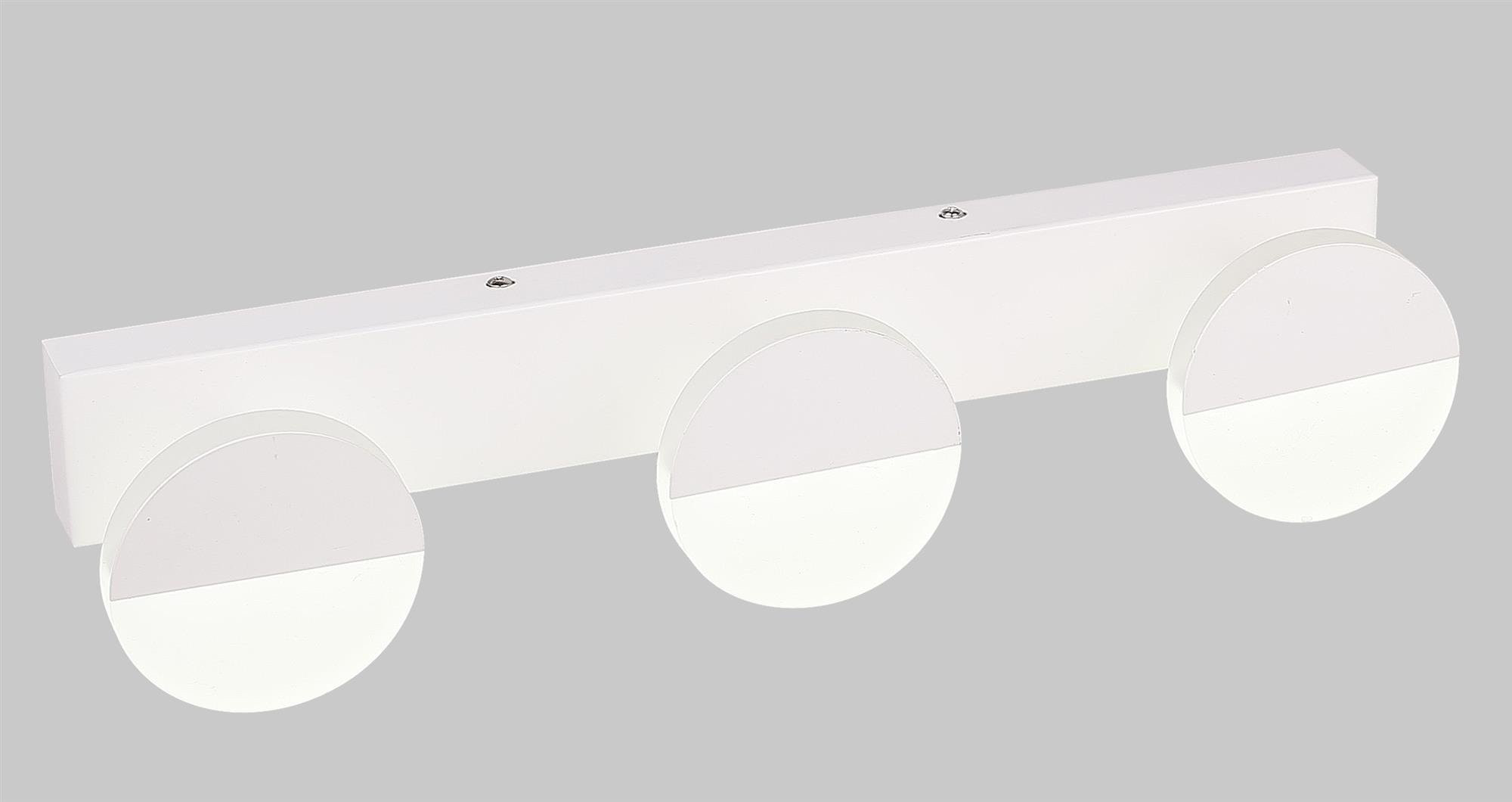 Candellux Sing lámpara de pared 3x3 W blanco 23-72818