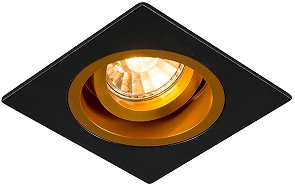 Zuma Line Chuck lámpara empotrada 1x50 W negro-oro 92706-N