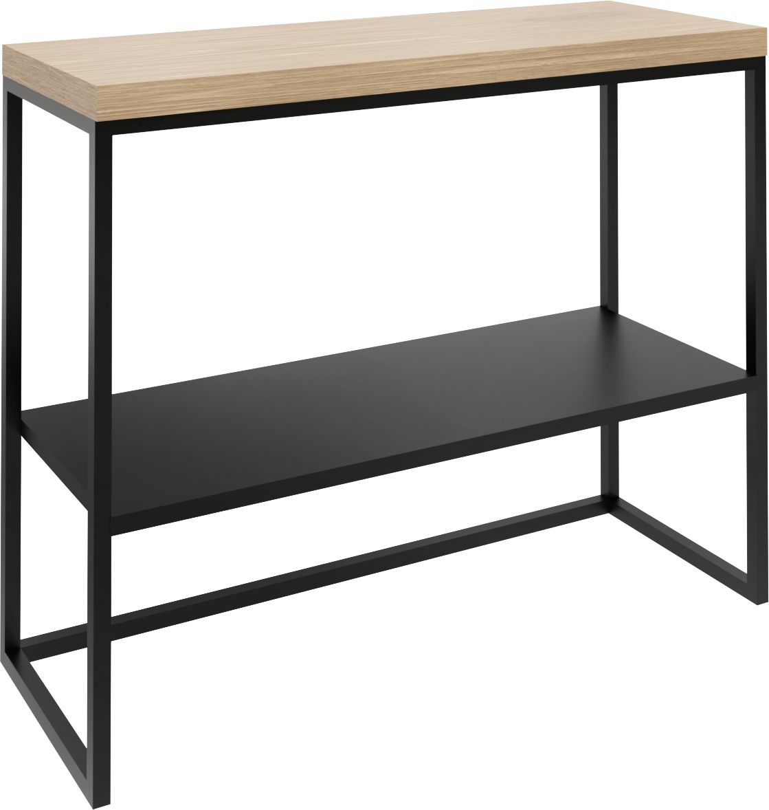 Baltica Design Elise consola 75x35x75 cm negro-roble 5904107906195