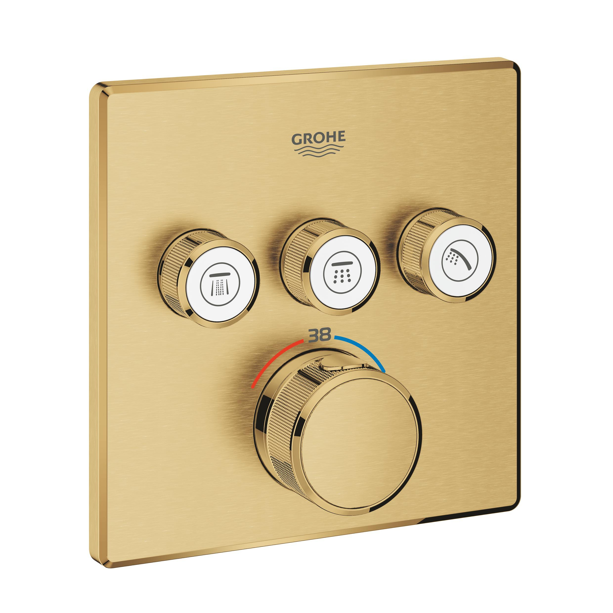Grohe Grohtherm SmartControl grifo de bañera y ducha empotrado con termostato oro 29126GN0