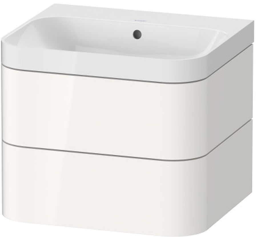 Duravit Happy D.2 lavabo con mueble 57.5 cm blanco HP4345N2222