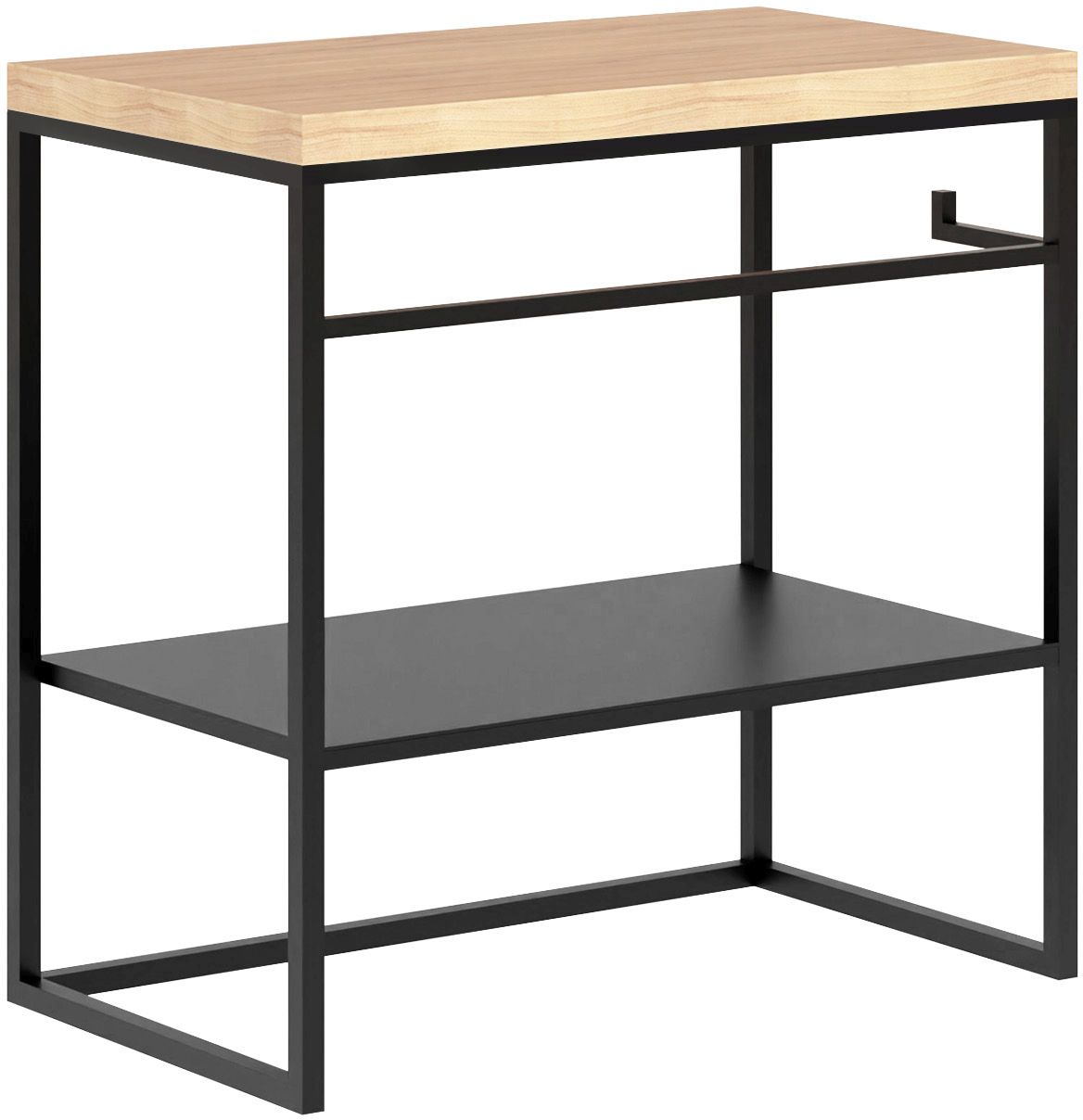 Baltica Design Linn consola 60x35x75 cm negro-roble 5904107906256