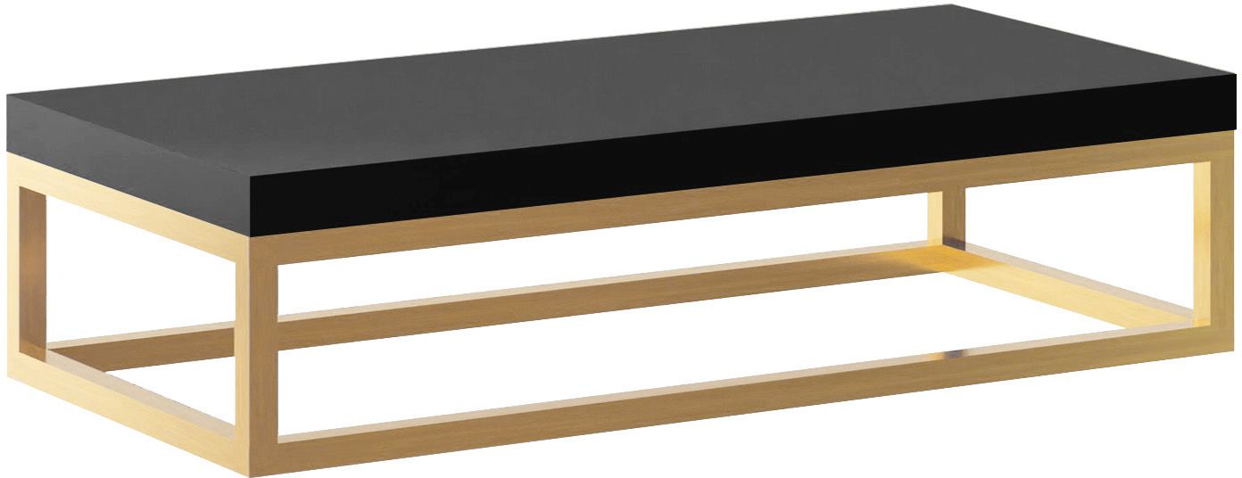 Baltica Design Bente consola 75x43x17 cm negro-oro 5904107906652