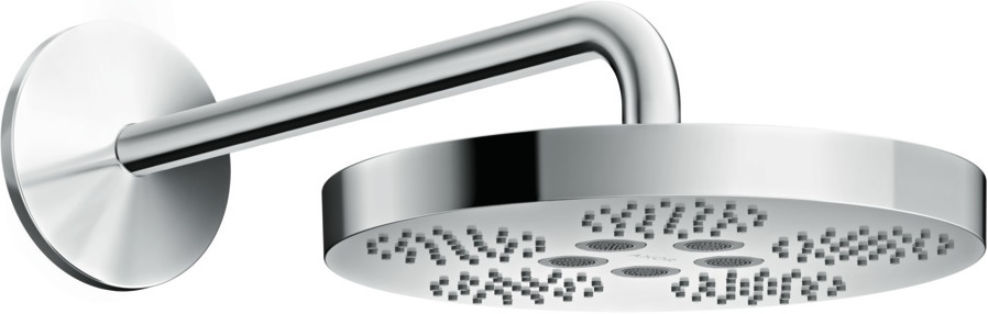 Axor One brazo de ducha con efecto lluvia 28x28 cm circular cromo 48491000