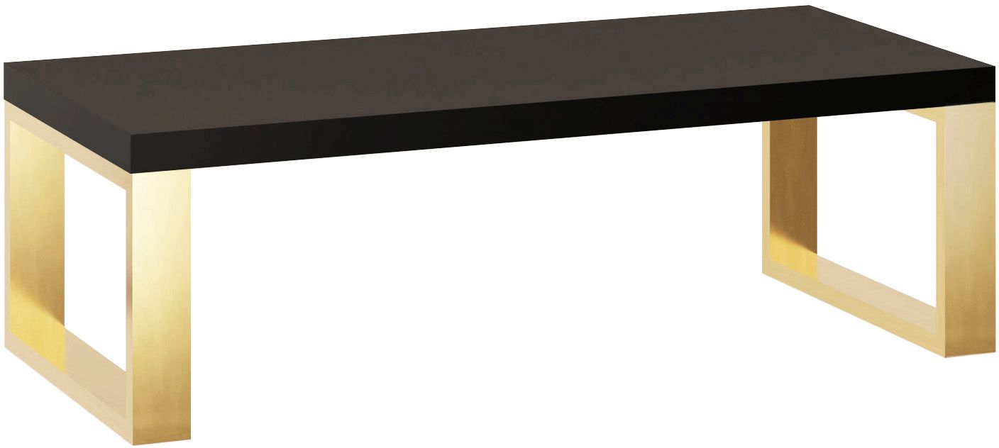 Baltica Design Liv consola 80x40x28 cm negro-oro 5904107906737