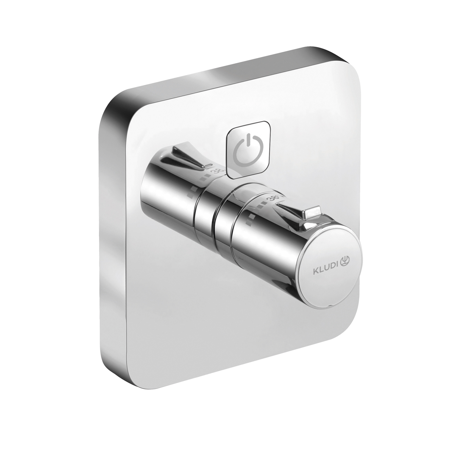 Kludi Push grifo para ducha empotrado con termostato cromo 389010538