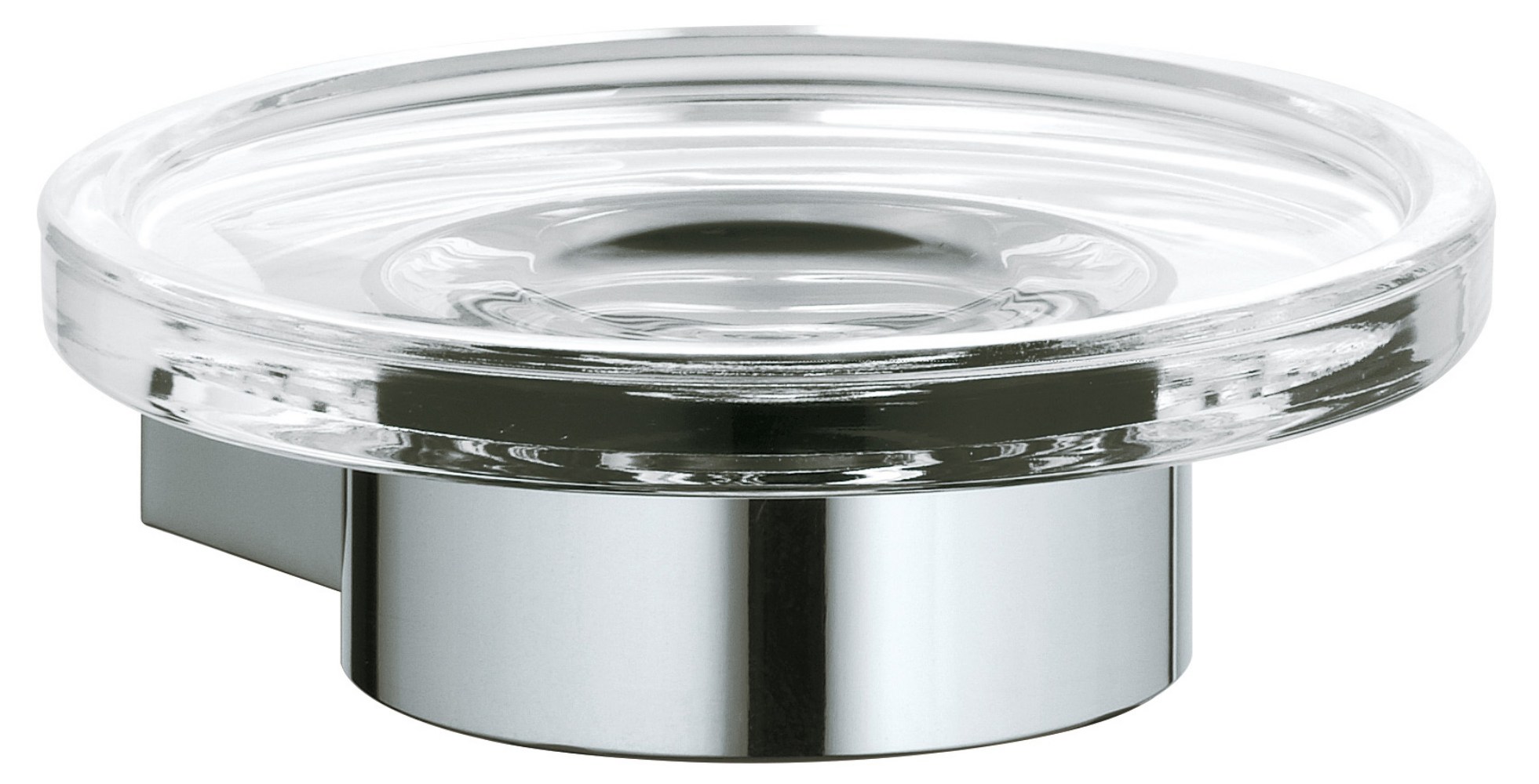 Keuco Plan jabonera de pared cromo-transparente 14955019000