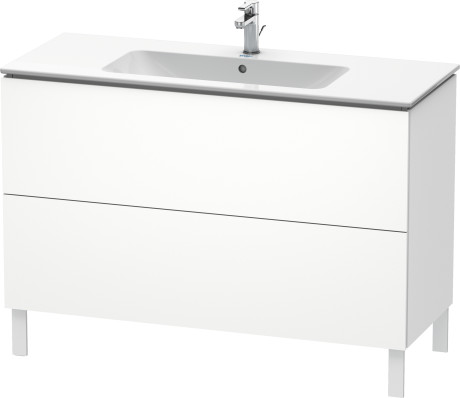 Duravit L-Cube armario 122x48.1x70.4 cm de pie, para lavabo blanco LC662801818