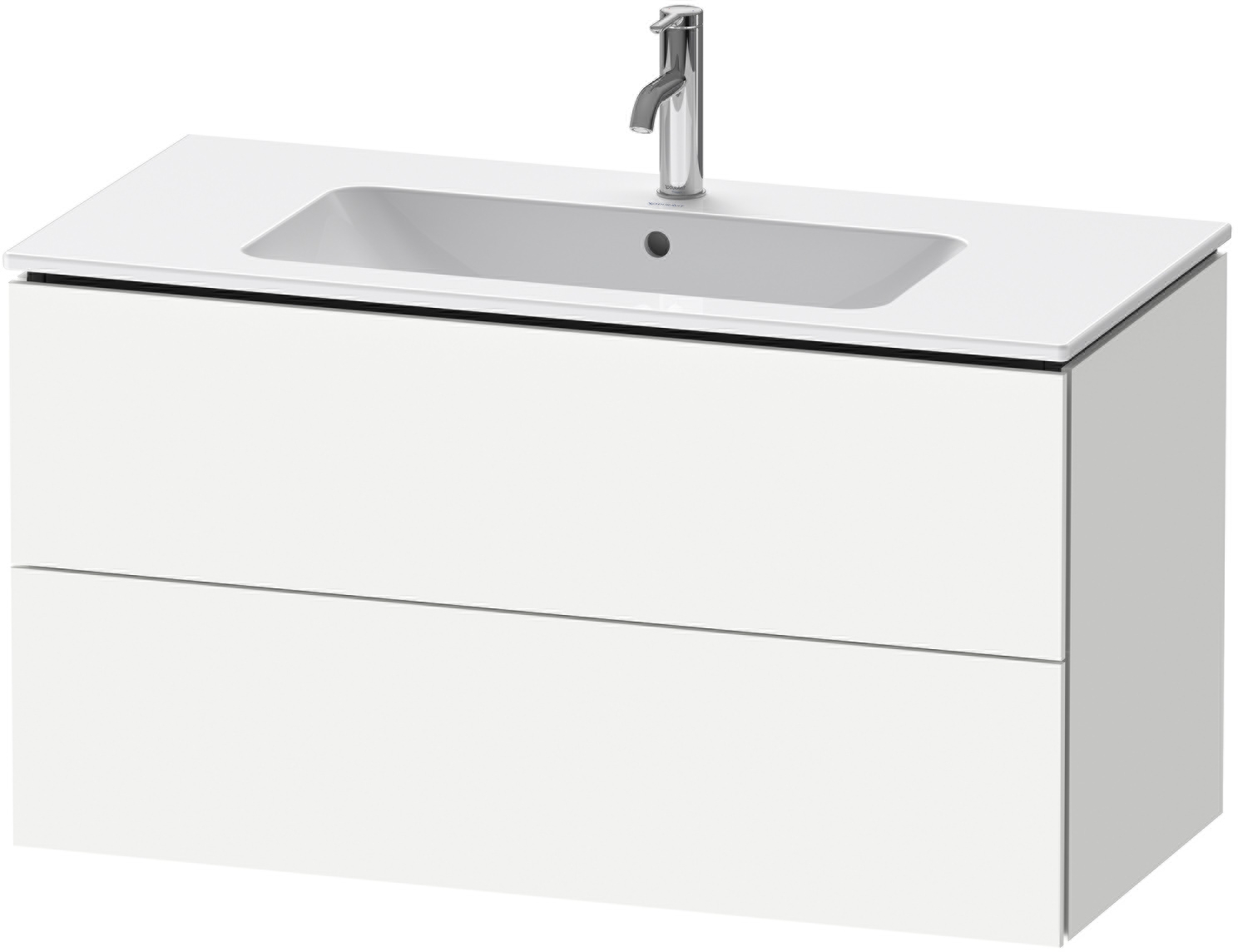 Duravit L-Cube armario 102x48.1x55 cm suspendido, para lavabo blanco LC624201818