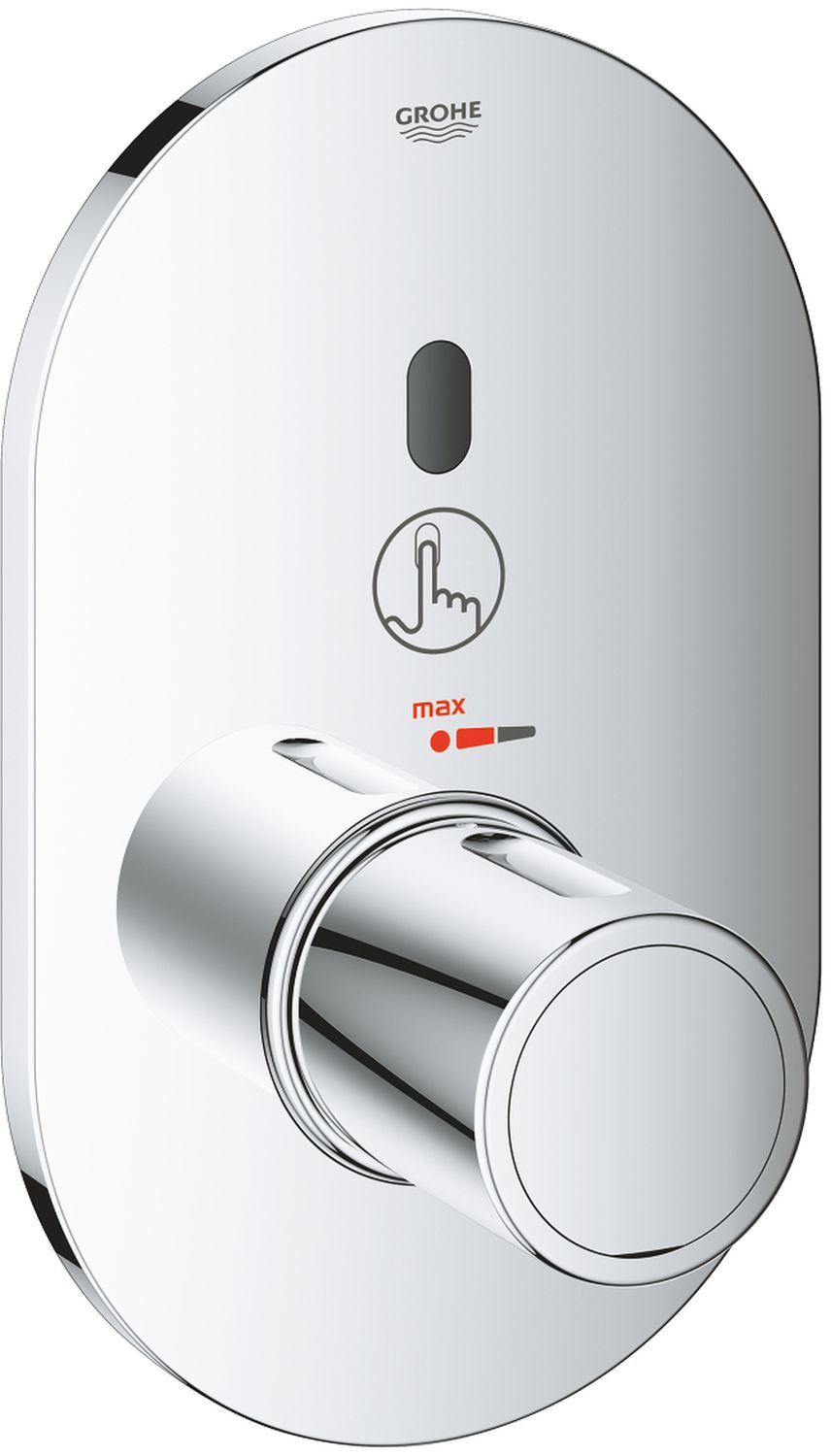 Grohe Eurosmart Cosmopolitan grifo para ducha empotrado con termostato StarLight Chrome 36456000