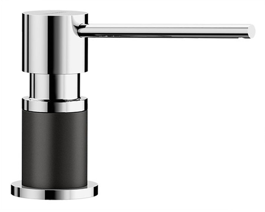 Blanco Lato dispensador de líquidos cromo-negro 526177