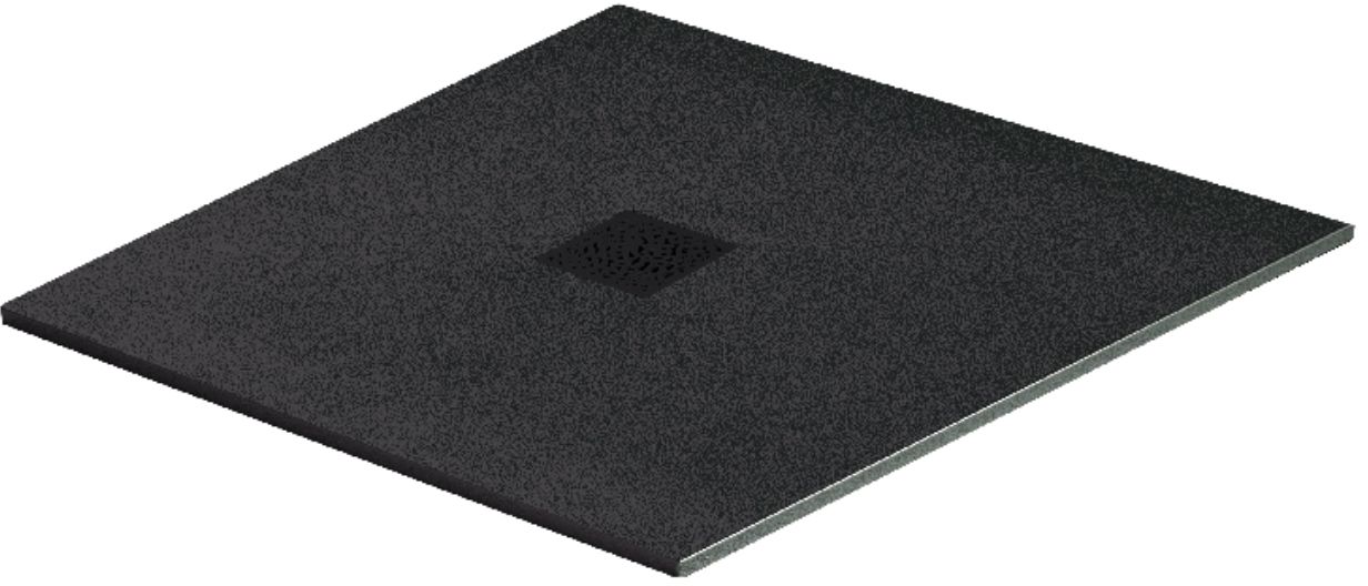 Excellent Arda plato de ducha cuadrado 90x90 cm negro BREX.1502.090.090.BLN
