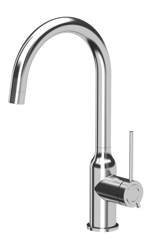 Quadron Ingrid Q Line grifo de cocina de pie cromo 3523500_CR