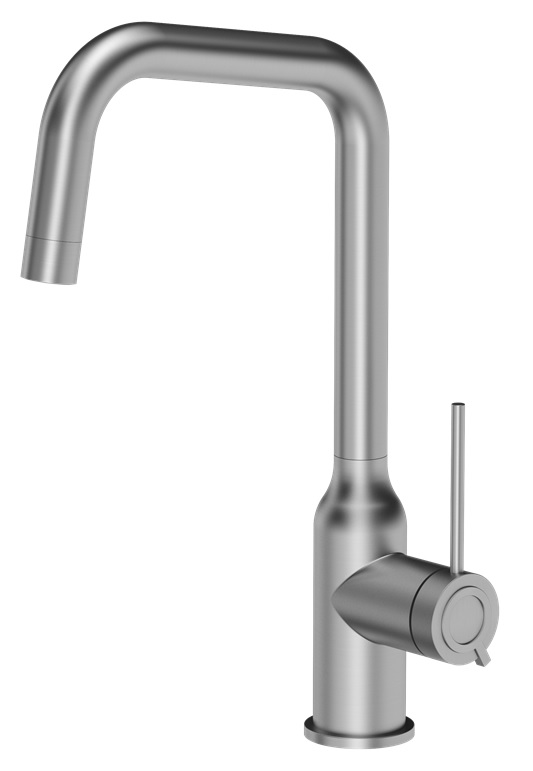 Quadron Natalie Q Line grifo de cocina de pie acero inoxidable 3523501_BS