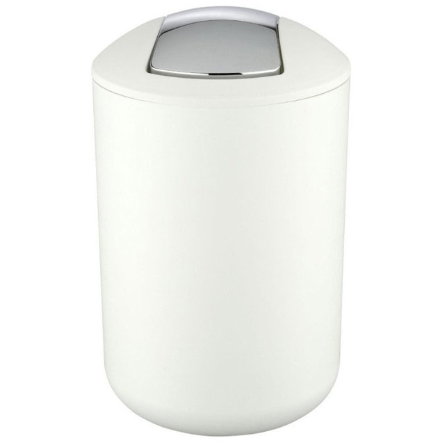 Wenko Brasil papelera 6.5 l cromo-blanco 21207100