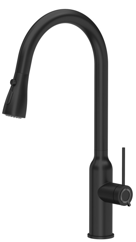 Quadron Jessica Q Line grifo de cocina de pie carbón 3573591_BLMQS