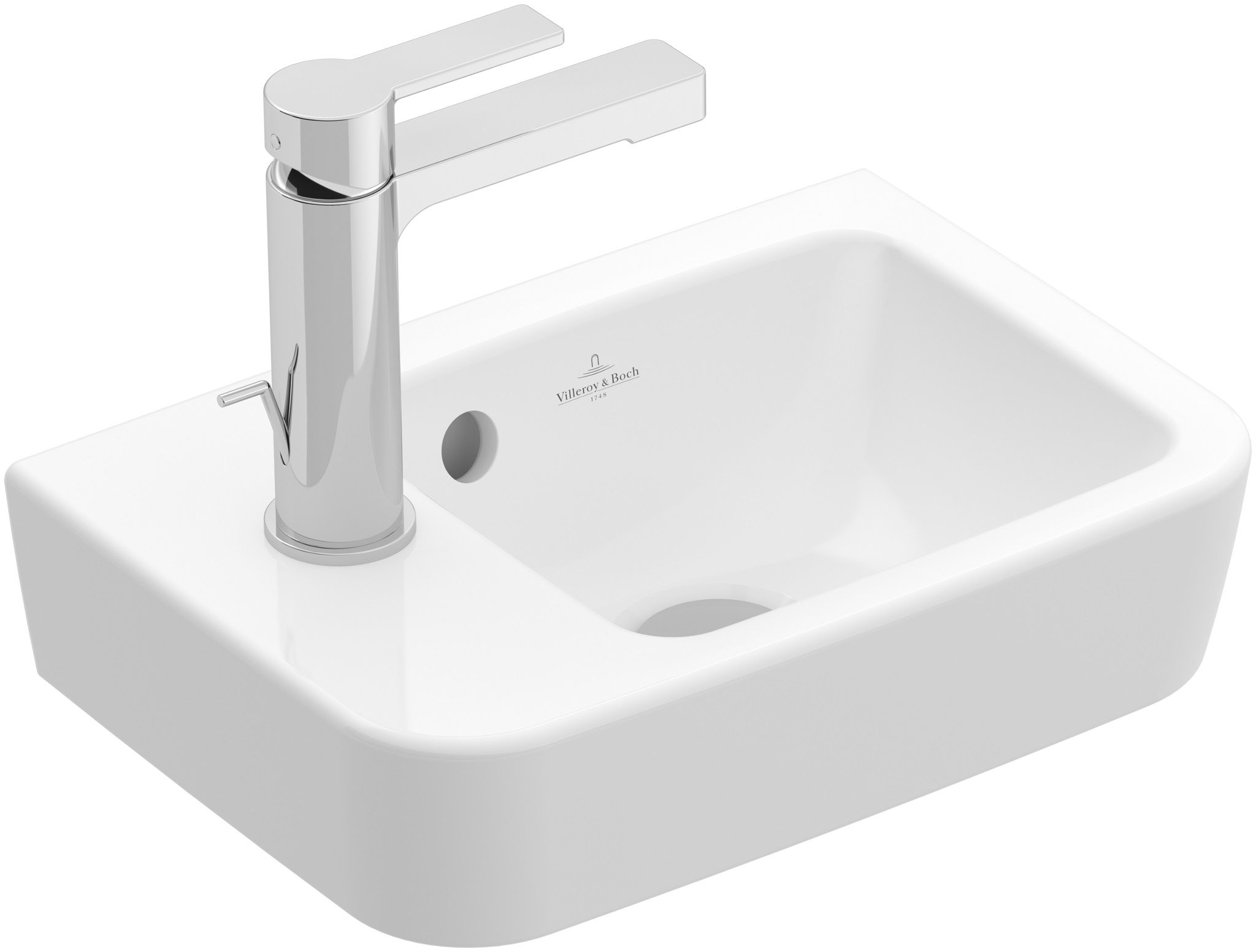 Villeroy & Boch O.Novo lavabo 36x25 cm rectangular clásico blanco 434236T2
