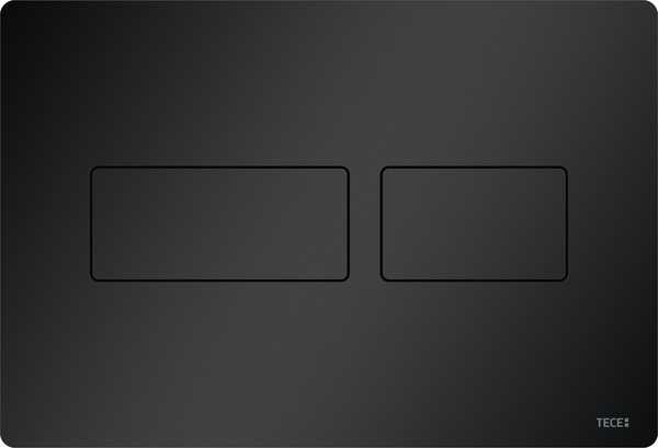 Tece Solid botón de descarga para WC negro 9240416